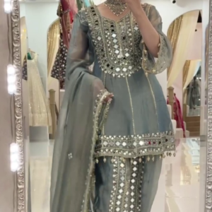 Elegant Wine Embroidered Traditional Kurta Palazzo Set π·β¨πΈ